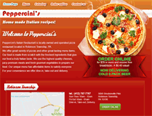 Tablet Screenshot of eatpeppercinis.com